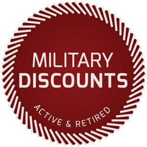 We Offer Military Discounts!